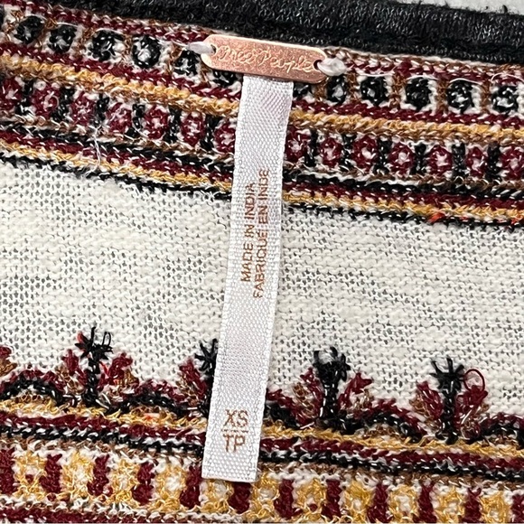 Free People Snow Kisses Cream Embroidered Top - Picture 10 of 12